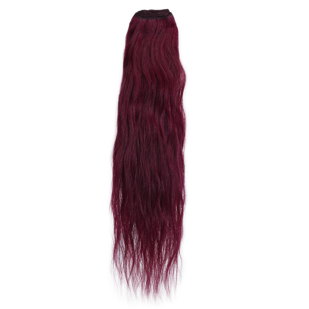 STARDUST Wavy Machine Weft #35 (Wine Red) Hair Extensions