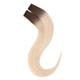 STARDUST Tape-In Rooted R2A/60 (Ash Brown/Platinum Blonde) Hair Extensions