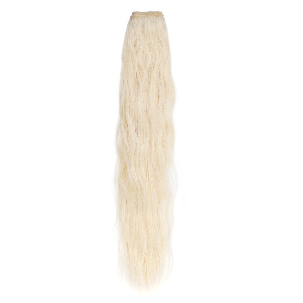 STARDUST Wavy Machine Weft #60 (Platinum Blonde) Hair Extensions
