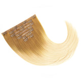 STARDUST Clip-In Color Rooted #8/613 (Light Brown X Buttery Blonde) Hair Extensions